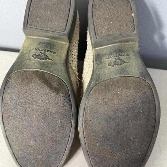 Rocket Dog Tave Beige Heavy Washed Canvas Boots Size 8.5 - Picture 3 of 7